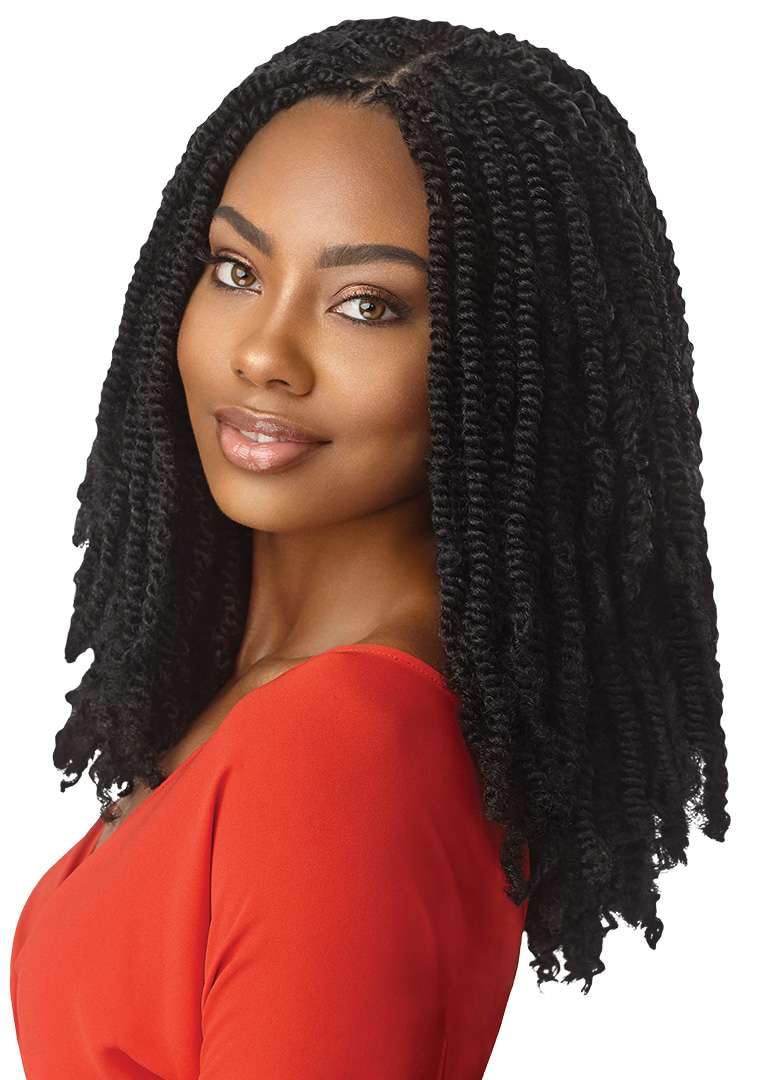 Outre Crochet Braids Twisted Up 3X Springy Afro Twist 24" (1-pack, 1)